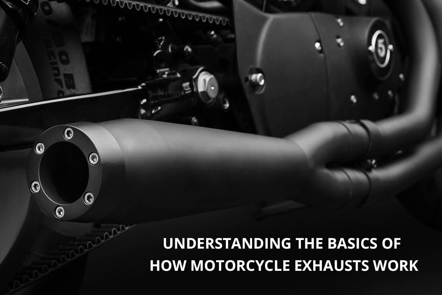Exhaust on motorcycle discount