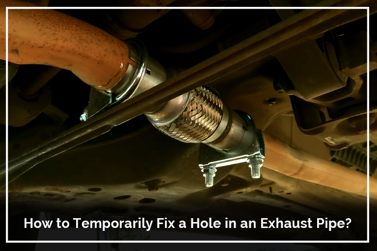 how to fix hole in muffler pipe